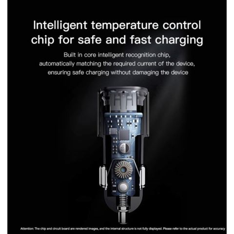 Автомобильное зарядное устройство 60 Вт Yesido Y54