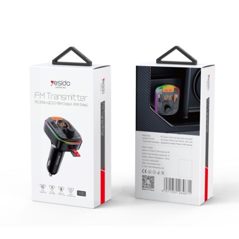 Автомобильное зарядное устройство 43 Вт Yesido Y45