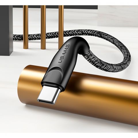 Кабель для зарядки U41 TYPE-C Кабель для передачи данных и зарядки , 1 м, US-SJ392 ЧЕРНЫЙ