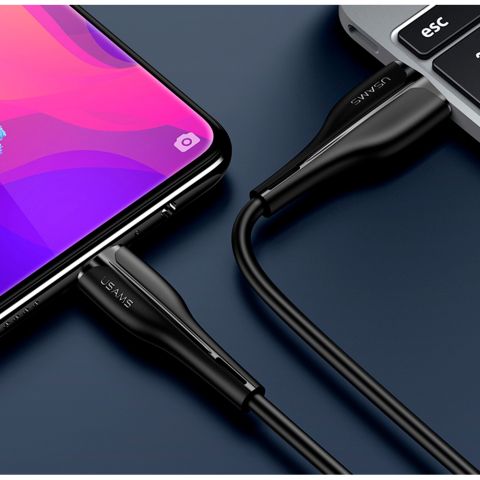 Кабель для зарядки U38 Кабель для микрозарядки и передачи данных, 1 м, US-SJ373 БЕЛЫЙ