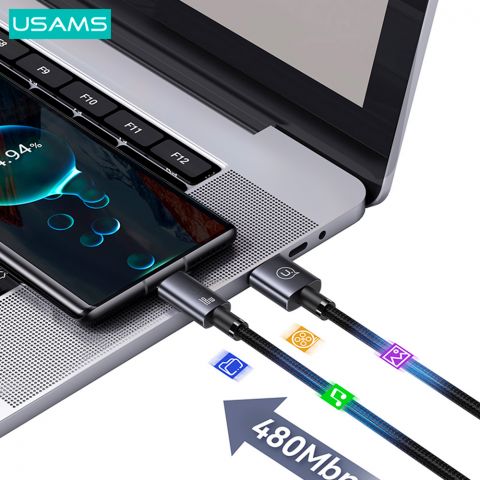 Кабель для зарядки Type-C 3A из алюминиевого сплава, быстрая зарядка И кабель для передачи данных-Sufeng Series 0.25M US-SJ680
