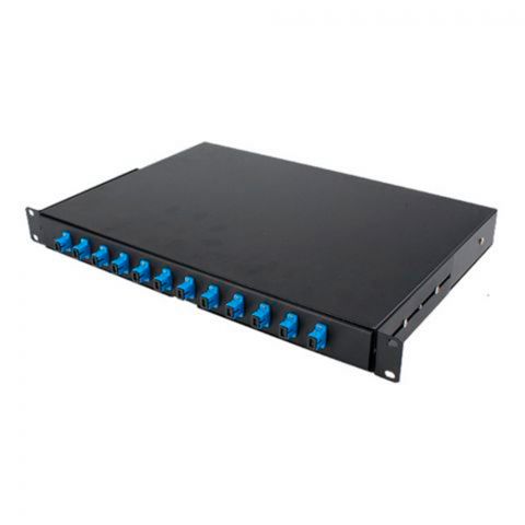 12 core full- fiber optic patch panel