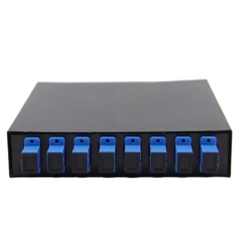 8 core full- fiber optic patch panel