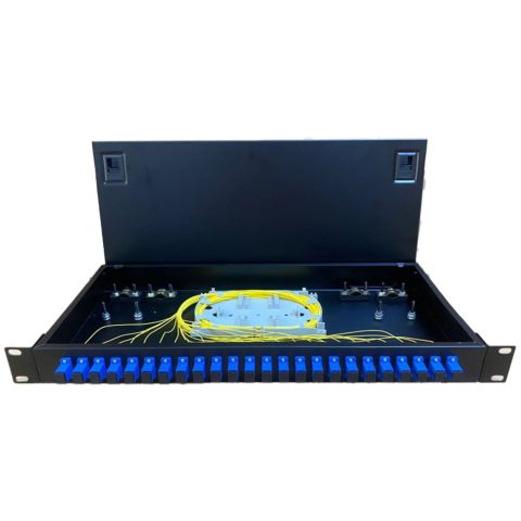 patch panel 24 core full- fiber optic