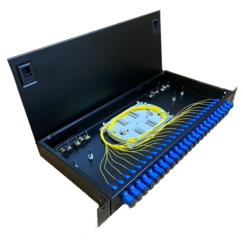 patch panel 24 core full- fiber optic