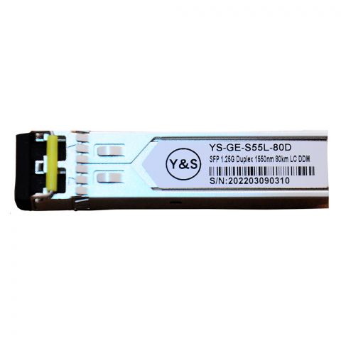 SFP 1.25G Duplex 1550nm 80km LC DDM