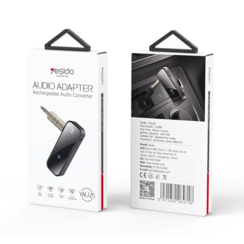 Bluetooth-аудиоадаптер Yesido YAU25