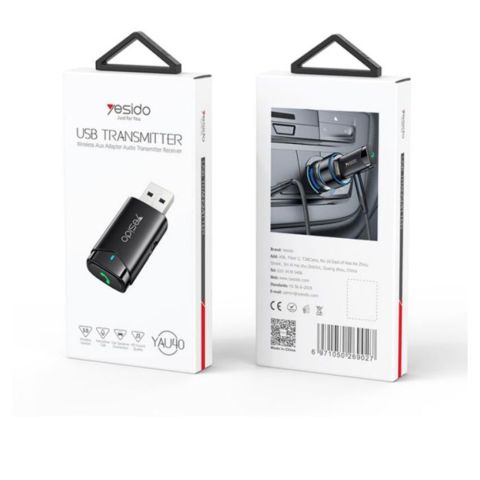 Адаптер Bluetooth-AUX Yesido YAU40