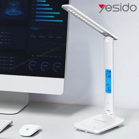 Настольная лампа 10 Вт беспроводная зарядка Yesido DS20