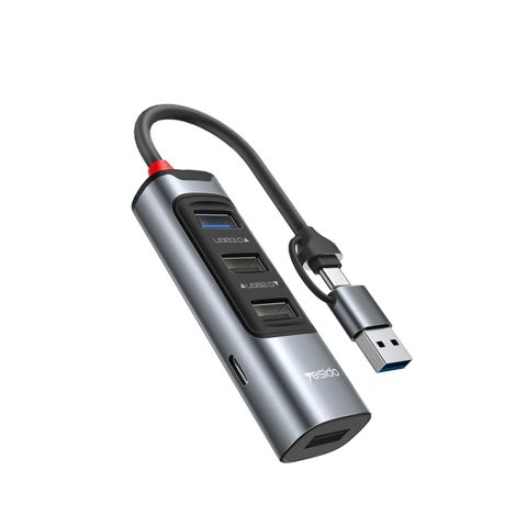 ХАБ для компьютера USB/Type-C Yesido HB20