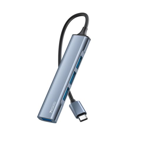 ХАБ 4 в 1 Type-C на USB Yesido HB17