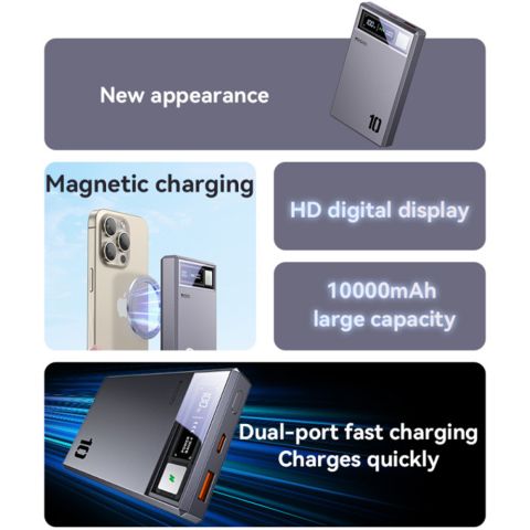 Внешний аккумулятор Magsafe 10000 мАч Yesido YP61