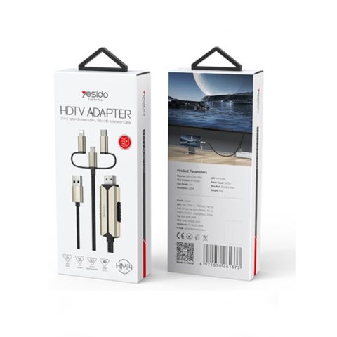 Кабель HDMI Yesido HM14