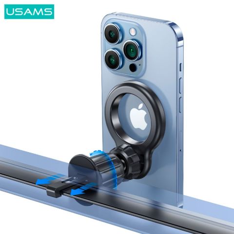 Магнитный автомобильный держатель для телефона (вентиляционное отверстие) US-ZJ075 ЧЕРНЫЙ